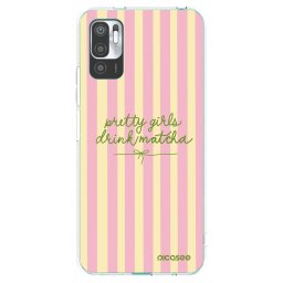 Átlátszó szilikon tok az alábbi mobiltelefonokra Xiaomi Redmi Note 10 5G - Pretty matcha