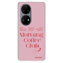 Átlátszó szilikon tok az alábbi mobiltelefonokra Huawei P50 - Morning