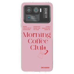 Átlátszó szilikon tok az alábbi mobiltelefonokra Xiaomi Mi 11 Ultra - Morning