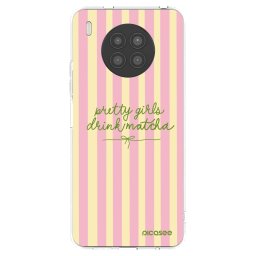 Átlátszó szilikon tok az alábbi mobiltelefonokra Huawei Nova 8i - Pretty matcha