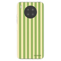 Átlátszó szilikon tok az alábbi mobiltelefonokra Huawei Nova 8i - Lines Matcha