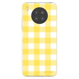Átlátszó szilikon tok az alábbi mobiltelefonokra Huawei Nova 8i - Gride lemon