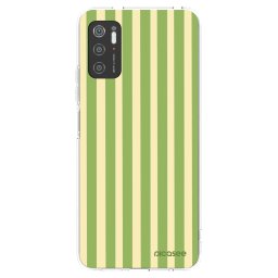 Átlátszó szilikon tok az alábbi mobiltelefonokra Xiaomi Poco M3 Pro 5G - Lines Matcha