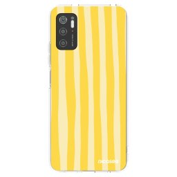 Átlátszó szilikon tok az alábbi mobiltelefonokra Xiaomi Poco M3 Pro 5G - Lines lemon