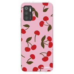 Átlátszó szilikon tok az alábbi mobiltelefonokra Xiaomi Poco M3 Pro 5G - Cherry