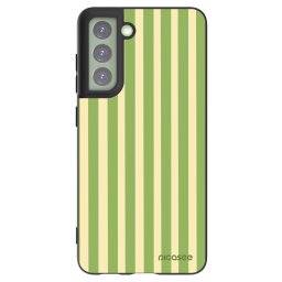 Fekete szilikon tok az alábbi mobiltelefonokra Samsung Galaxy S21 FE 5G - Lines Matcha