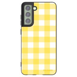 Fekete szilikon tok az alábbi mobiltelefonokra Samsung Galaxy S21 FE 5G - Gride lemon