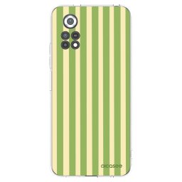 Átlátszó szilikon tok az alábbi mobiltelefonokra Xiaomi Poco X4 Pro 5G - Lines Matcha