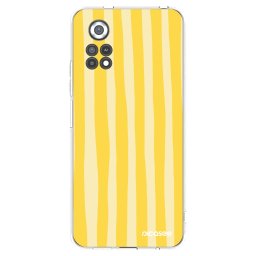 Átlátszó szilikon tok az alábbi mobiltelefonokra Xiaomi Poco X4 Pro 5G - Lines lemon