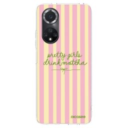 Átlátszó szilikon tok az alábbi mobiltelefonokra Huawei Nova 9 SE - Pretty matcha