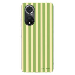 Átlátszó szilikon tok az alábbi mobiltelefonokra Huawei Nova 9 SE - Lines Matcha