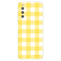 Átlátszó szilikon tok az alábbi mobiltelefonokra Sony Xperia 10 IV 5G - Gride lemon