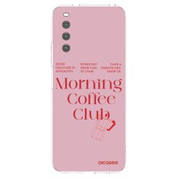 Átlátszó szilikon tok az alábbi mobiltelefonokra Sony Xperia 10 IV 5G - Morning