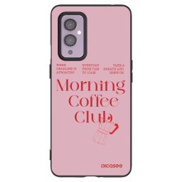 Fekete szilikon tok az alábbi mobiltelefonokra OnePlus 9 - Morning