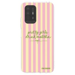 Átlátszó szilikon tok az alábbi mobiltelefonokra OPPO A94 5G - Pretty matcha