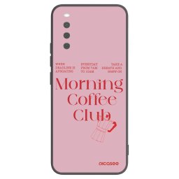 Fekete szilikon tok az alábbi mobiltelefonokra Sony Xperia 10 III - Morning