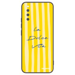 Fekete szilikon tok az alábbi mobiltelefonokra Sony Xperia 10 III - Ladolcevita
