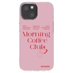 Átlátszó szilikon tok az alábbi mobiltelefonokra Apple iPhone 15 - Morning