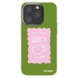 Átlátszó szilikon tok az alábbi mobiltelefonokra Apple iPhone 15 Pro - Matcha club
