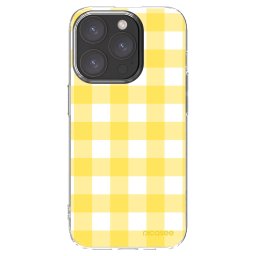 Átlátszó szilikon tok az alábbi mobiltelefonokra Apple iPhone 15 Pro - Gride lemon