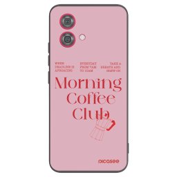 Fekete szilikon tok az alábbi mobiltelefonokra Motorola Moto G84 5G - Morning