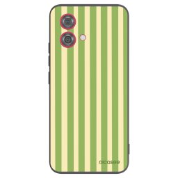 Fekete szilikon tok az alábbi mobiltelefonokra Motorola Moto G84 5G - Lines Matcha