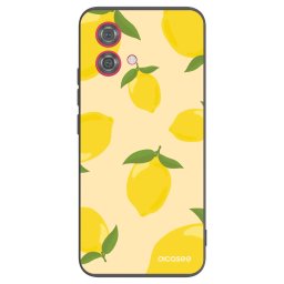 Fekete szilikon tok az alábbi mobiltelefonokra Motorola Moto G84 5G - Limoncella
