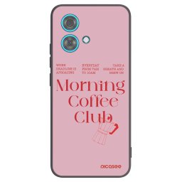 Fekete szilikon tok az alábbi mobiltelefonokra Motorola Edge 40 Neo - Morning