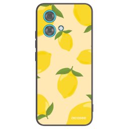 Fekete szilikon tok az alábbi mobiltelefonokra Motorola Edge 40 Neo - Limoncella