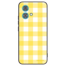 Fekete szilikon tok az alábbi mobiltelefonokra Motorola Edge 40 Neo - Gride lemon