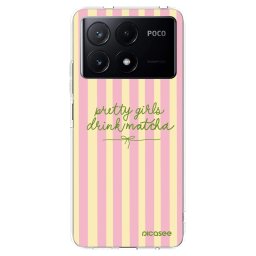 Átlátszó szilikon tok az alábbi mobiltelefonokra Xiaomi Poco X6 Pro - Pretty matcha