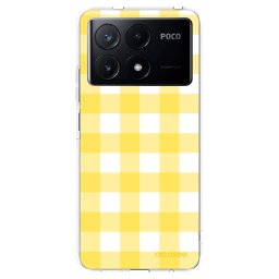 Átlátszó szilikon tok az alábbi mobiltelefonokra Xiaomi Poco X6 Pro - Gride lemon