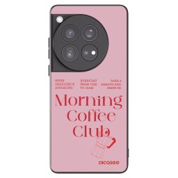 Fekete szilikon tok az alábbi mobiltelefonokra OnePlus 12 5G - Morning