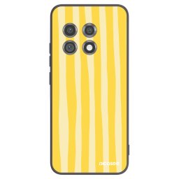 Fekete szilikon tok az alábbi mobiltelefonokra OnePlus 11 5G - Lines lemon