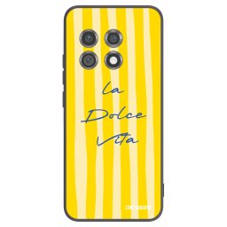 Fekete szilikon tok az alábbi mobiltelefonokra OnePlus 11 5G - Ladolcevita