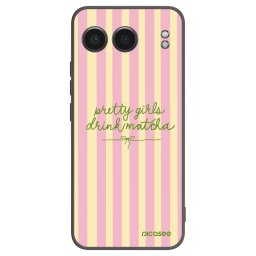 Fekete szilikon tok az alábbi mobiltelefonokra OnePlus Nord 4 - Pretty matcha