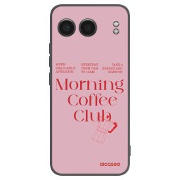 Fekete szilikon tok az alábbi mobiltelefonokra OnePlus Nord 4 - Morning
