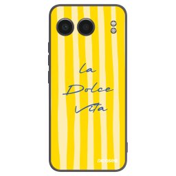 Fekete szilikon tok az alábbi mobiltelefonokra OnePlus Nord 4 - Ladolcevita