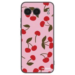 Fekete szilikon tok az alábbi mobiltelefonokra OnePlus Nord 4 - Cherry