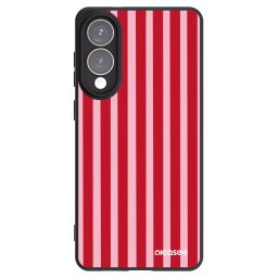 Fekete szilikon tok az alábbi mobiltelefonokra Samsung Galaxy S25 Edge 5G - Lines red