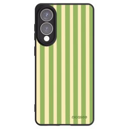 Fekete szilikon tok az alábbi mobiltelefonokra Samsung Galaxy S25 Edge 5G - Lines Matcha