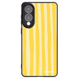 Fekete szilikon tok az alábbi mobiltelefonokra Samsung Galaxy S25 Edge 5G - Lines lemon