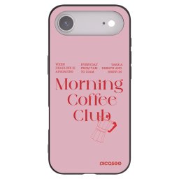 Fekete szilikon tok az alábbi mobiltelefonokra Apple iPhone Air - Morning