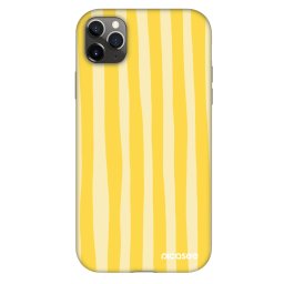 Fashion Case Apple iPhone 11 Pro Max - Lines lemon