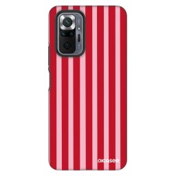 Fashion Case Xiaomi Redmi Note 10 Pro - Lines red