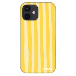 Fashion Case Apple iPhone 12 mini - Lines lemon