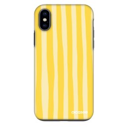 Fashion Case Apple iPhone X/XS - Lines lemon