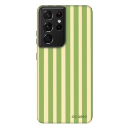 Fashion Case Samsung Galaxy S21 Ultra 5G G998B - Lines Matcha