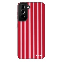Fashion Case Samsung Galaxy S21 FE 5G - Lines red
