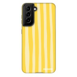 Fashion Case Samsung Galaxy S21 5G G991B - Lines lemon
